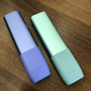 【美品】新型 アイコス イルマi アイ one IQOS ILUMA i ブリーズブルー/デジタルバイオレット 美品 本体 2点セット◆No6380の画像10