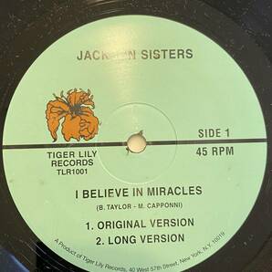 ★JACKSON SISTERS - I BELIEVE IN MIRACLESの画像2