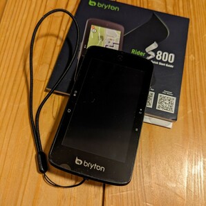 Bryton ブライトン Rider S800 美品 GARMINマウント換装済み GPS サイクルコンピューターの画像2