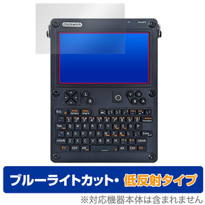 ClockworkPi uConsole 保護 フィルム OverLay Eye Protector 低反射 for ClockworkPi uConsole 液晶保護 ブルーライトカット 反射防止