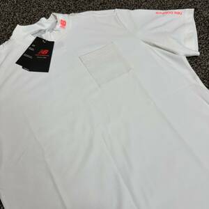 新品 ニューバランス モックネックシャツ サイズ6(XL) ホワイト メンズ ゴルフシャツ