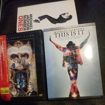 マイケル・ジャクソン　3作品DVDまとめ売り　送料無料～_画像1
