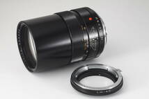 ★極上美観★ LEICA ELMARIT-R 135mm F2.8 CANADA 3カム LR-4/3アダプター付 ★完動品★ ライカ エルマリット #197_画像6