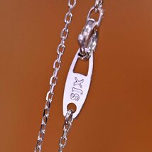 本物 超美品 SJX 極希少 K18ホワイトゴールド ダイヤモンド ペンダント ネックレス 40cmチェーン 750WG エスジェイエックス_画像4