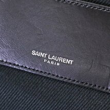 本物 サンローラン パリ 完売 スタッズレザーポケット メンズバックパック リュックサック シティバッグ SAINT LAURENT PARIS_画像6