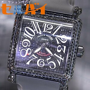 Настоящий персонаж супер красоты Фрэнк Мюллер цена 17,38 миллиона иен полная подлинная бриллиант 10000k король Кортес K18 Мужские часы джентльмены гарантия коробка часов