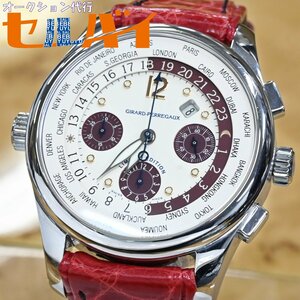  genuine article finest quality goods jila-ru*perugo ultimate rare Limited Edition WW.TC chronograph men's watch for man self-winding watch wristwatch GIRARD PERREGAUX
