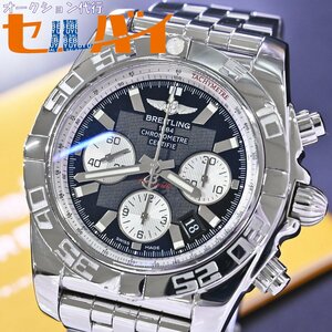 Подлинная новая сервис Breitling AB0110 Хронограф мужские часы Мужские.