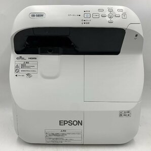 EPSON プロジェクター EB-585W パネルタイプ：液晶(透過型3LCD) アスペクト比：16:10 パネル画素数：1280x800 最大輝度：3300ルーメンの画像1