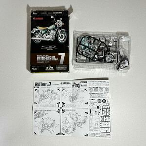 F-toys ヴインテージバイクキットVol.7 YAMAHA SR400 ⑤2012年モデル・ニューパールホワイト　検)バイク プラモデル 食玩