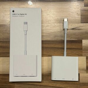 【使用1回のみ】【テスト使用のみ】Apple純正　USB-C Digital AV Multiportアダプタ