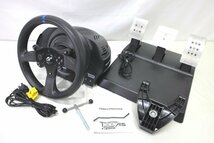 ＜中古品＞Thrustmaster フォースフィードバック レース用 ステアリング T300RS GT Edition + ペダル T3PA-GT（13223102316884DJ）_画像1