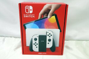 □未使用品□Nintendo　Nintendo Switch　有機ELモデル　HEG-S-KAAAA　Joy-Con(L)/(R) ホワイト（11124040405316WY）