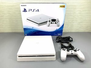 ＜中古品＞※欠品あり SONY PlayStation 4 グレイシャー・ホワイト 500GB CUH-2200AB02（30424032704862IK）