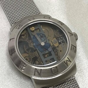 ＜中古品＞ドラえもん 腕時計 Doratch ドラッチ 1997 リミテッドエディション 機械式 手巻き ハーフスケルトン（30324020902622SM）の画像2