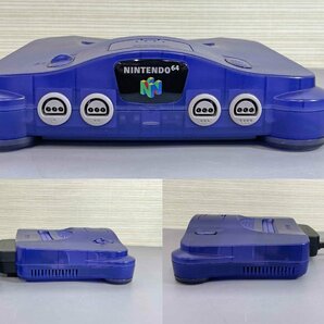 ▼中古品▼ Nintendo ニンテンドー64 NUS-001 ミッドナイトブルー （12224030503854NM)の画像5