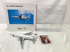 ＜中古品＞ジャルックス 航空模型 JAL JAPAN AIRLINES MD-11　scale 1：200（60423101016326GU）