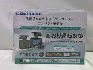 ▽未開封品▽ コムテック　 前後2カメラ ドライブレコーダー コンパクトモデル ZDR043　(50224032304714NM)