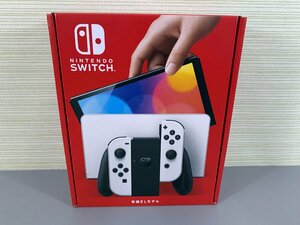 □未使用品□Nintendo　Nintendo Switch　有機ELモデル　HEG-S-KAAAA　Joy-Con(L)/(R) ホワイト（11124040405318WY）