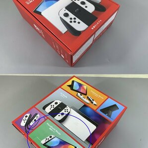 □未使用品□Nintendo Nintendo Switch 有機ELモデル HEG-S-KAAAA Joy-Con(L)/(R) ホワイト（11124040405318WY）の画像7