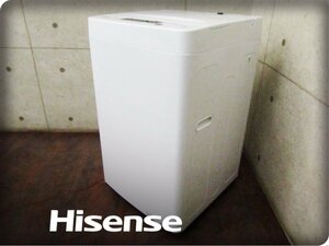 ■展示品■未使用品/Hisense/ハイセンス/全自動電気洗濯機/標準洗濯容量5.5kg/標準脱水容量5.5kg/シャワー水流/2023年製/HW-K55E/kdnn2250m