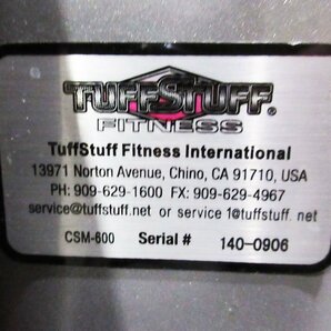 TUFFSTUFF/ベーシックスミスハーフケージ/ハイロープーリーシステム/プレート付/ウェイトトレーニング/スミスマシン/CSM-600/120万/ft8943mの画像6