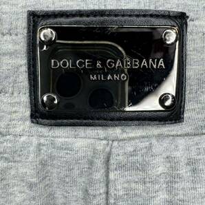 DOLCE&GABBANA ドルチェ&ガッバーナ ハーフパンツ 短パン ショートパンツ 中古 本物 Mサイズ レイヤード加工 プレート グレーの画像5