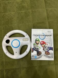 【Wii】 マリオカート　ハンドル ゲームソフト