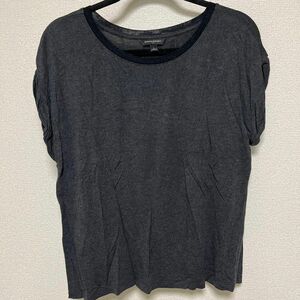 バナナリパブリック　BANANAREPUBLIC Tシャツ 半袖　チャコール　グレー　レディース　Lサイズ