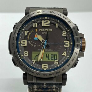 CASIO カシオ PRO TREK プロトレック PENDLETON ペンドルトンコラボ PRG-601PE-5JR クライマーライン タフソーラー メンズ腕時計 箱 美品の画像3