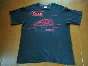 Mサイズ★15年位前の 限定品！オールドスクール TROOP Tシャツ LL COOL J COBRA RUN DMC 古着