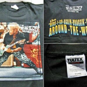 ★２００１’ｓ ブライアンセッツァーBrian Setzer ストレイキャッツ STRAYCATS Tシャツ ロカビリー ロックT