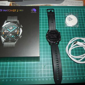 ■■■HUAWEI WATCH GT 2 (46mm) ブラック 腕時計 ジャンク品■■■の画像1