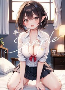 一点物 A4 美女 ポスター リアル イラスト 写真 ゲーム グラビア 水着 制服 下着 巨乳 おすすめ 人気 美人 アニメ かわいい OL 美尻 00147