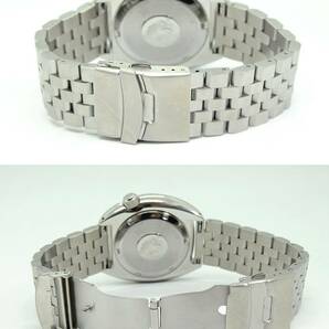 腕時計 5連 直カン エンジニア 交換ベルト 24mm シルバー ステンレス製の画像5