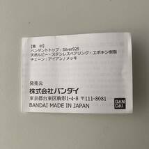 仮面ライダー50周年記念 仮面ライダー1号 変身ベルト タイフーン シルバー925 ペンダント ネックレス 天然ルビー_画像4