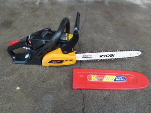 中古品　RYOBI　エンジンチェーンソー　ESK-435　（W-82）