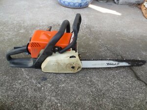 中古品　STIHL　エンジンチェーンソー　MS180C　（W-86）