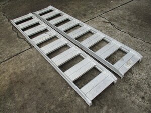 [ stop in business office ] secondhand goods Showa era aluminium bridge model SB length 180cm maximum loading weight 0.5t 2 ps (Z-35)