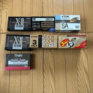  unopened TDK SONY cassette tape total 13 pieces set 