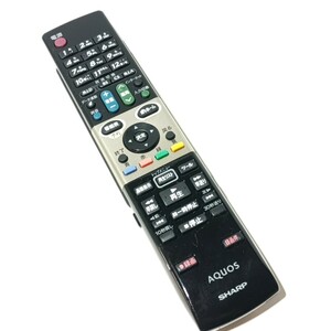 L 保証有り 　良品　送料無料　　　　　　　 シャープ 　TVリモコン　 GA863WJSA (LC-26DV7 LC-32DX3 LC-40DX3 LC-46DX3 LC-52DX3)