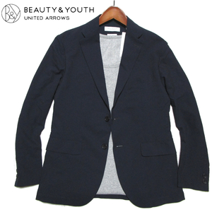  new goods [ United Arrows ]sia soccer 2B tailored jacket size M navy UNITED ARROWS BEAUTY & YOUTH