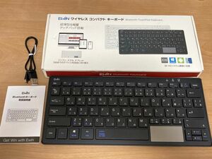 Ewin Bluetooth キーボード ワイヤレス ミニ Win ios android mac タッチパッド搭載 日本語配列