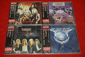 【新品 CD4枚セット】 TREAT / ’85年デビュー・アルバム ～ ’89年4作目アルバム トリート 未開封！