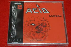 レア！【新品 '83年作】 ACID / Maniac +’84年EP収録 女性Ｖｏ. スピード・メタル アシッド 未開封！