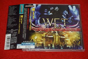 レア！【2枚組CD '14年作 】 W.E.T. / One Live - In Stockholm 北欧メロディック・ハード ジェフ・スコット・ソート 帯付