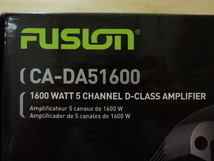 【新品】FUSION 1600W 5チャンネル D-CLASS アンプ フィルター CA-DA51600 バイク 船舶 車 船 モーターボート カーアンプ クルーザー_画像5