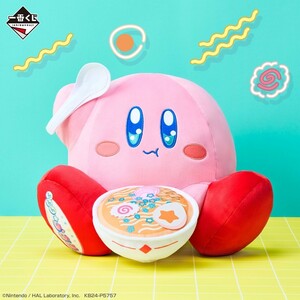 ☆送料無料☆　一番くじ　星のカービィ　ぬいぐるみ　B 賞　カービィ　ぷぷぷ ★ らあめん