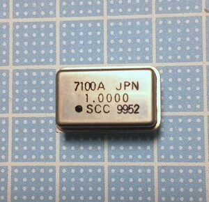 クロックオシレーター 1.000MHz 1個