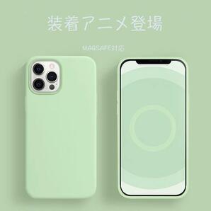 純正同等MagsafeケースiPhone15 pro max レザーケースブルーの画像4